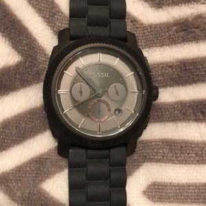 Men’s Dark Charcoal Fossil Watch